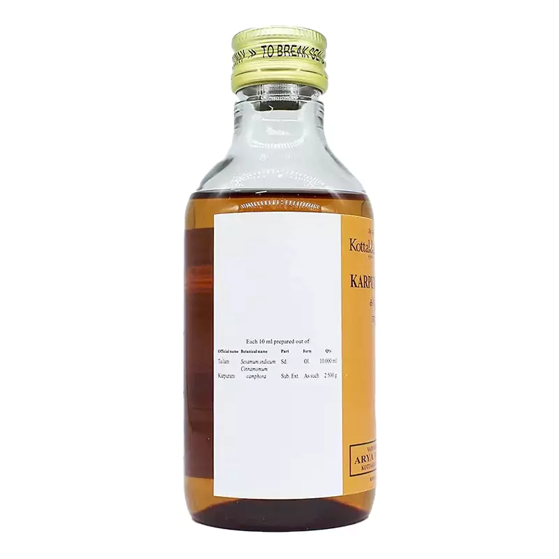 Kottakkal Arya Vaidyasala Karpuradi Tailam, 200 ml-2.webp